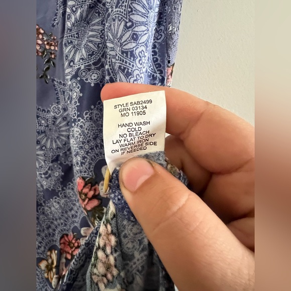 Anthropologie | Fig & Flower Sleeveless Floral Button-Down Tunic Top | Size M - Picture 4 of 6